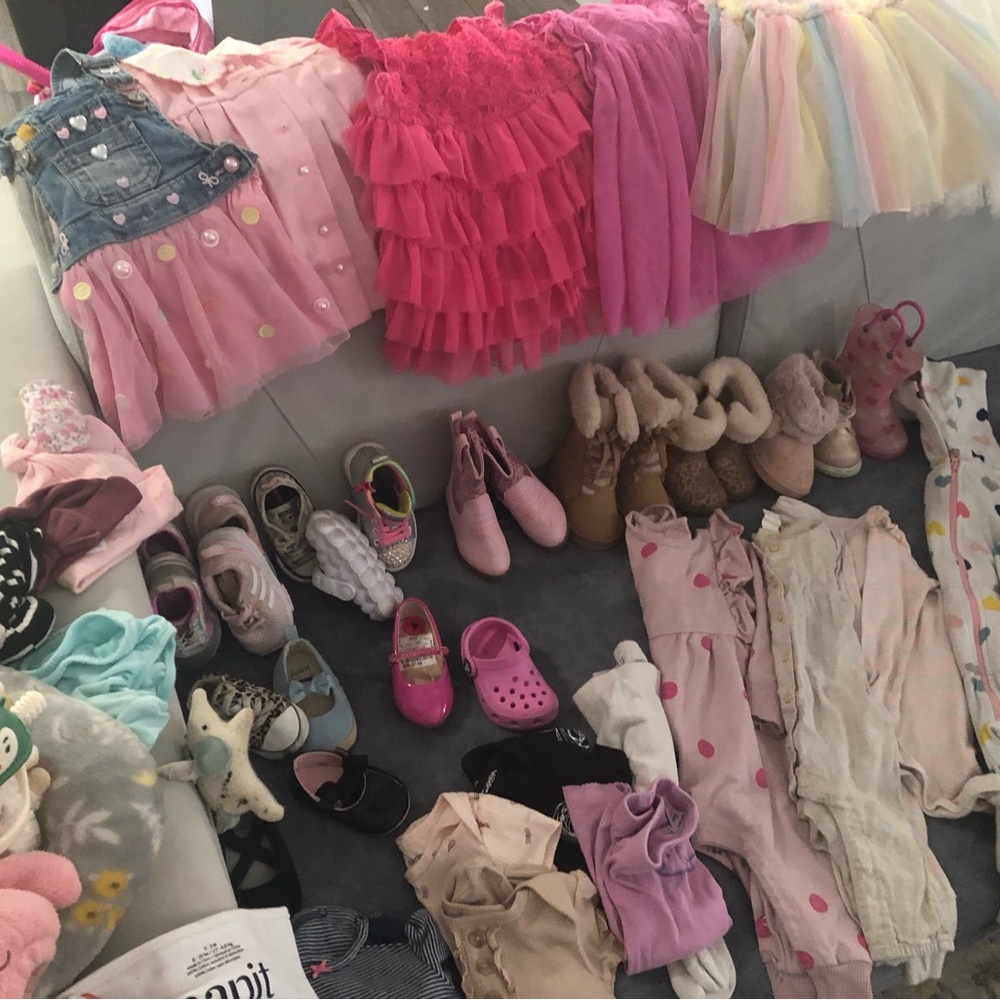 Colorful Kids Clothing and Shoes Collection